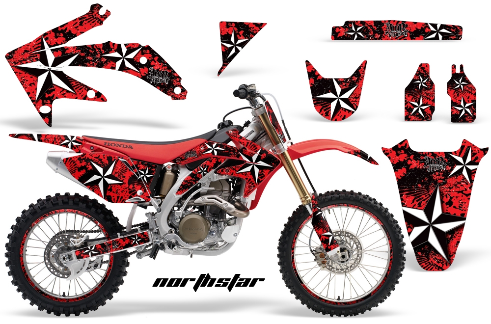 CRF450-05-08 Graphics Kit NORTHSTAR-RED